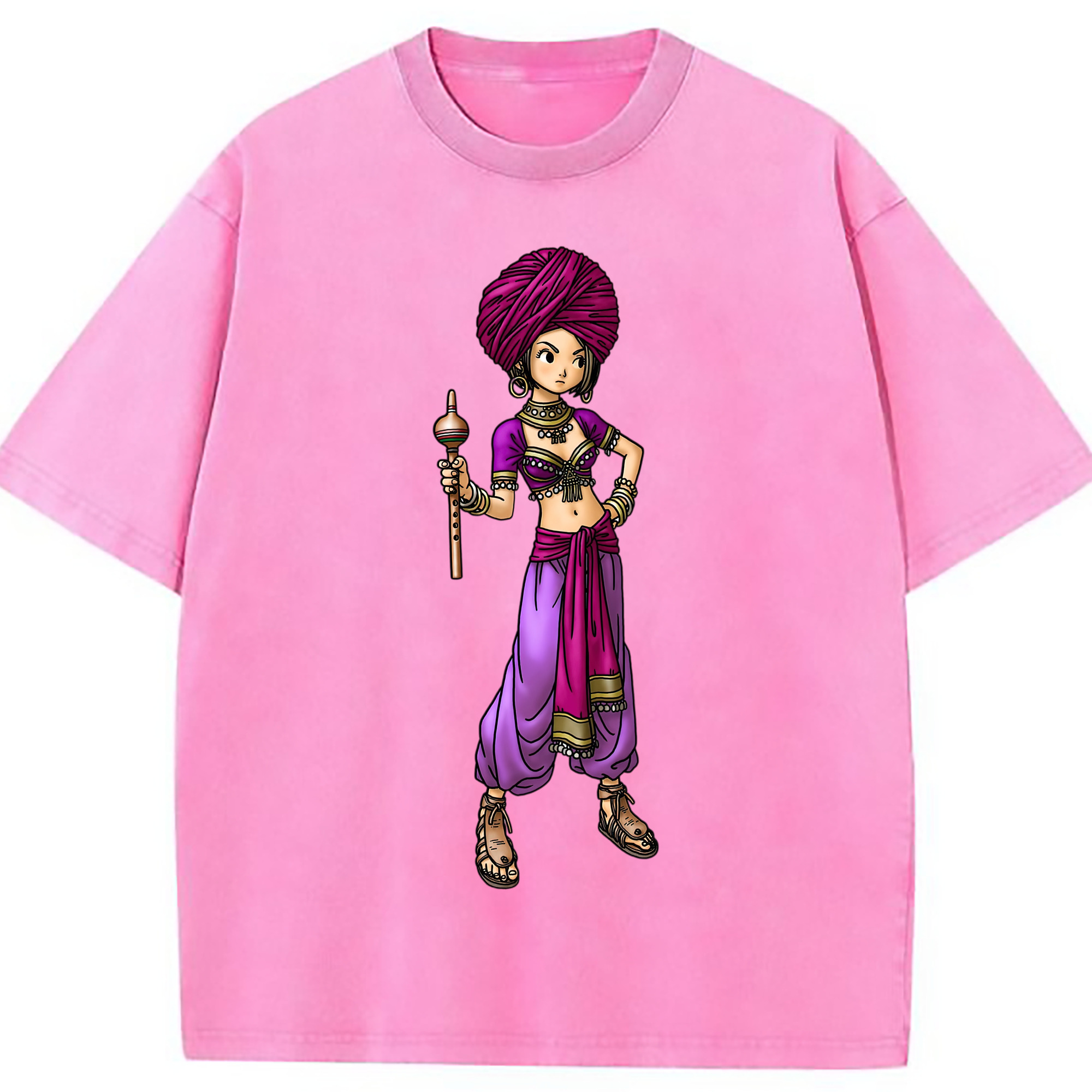 （画像用） ドラゴンクエスト Doragon Kuesuto Dragon Quest 綿100% ヴィンテージ風 半袖Tシャツ（フロントプリント）